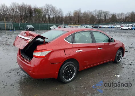 2014 Nissan Sentra S из США, поврежденный, VIN 3N1AB7AP3EY270309